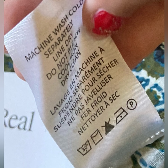 Veronica Beard floral olive green midi sized skirt size 4 - Picture 11 of 15